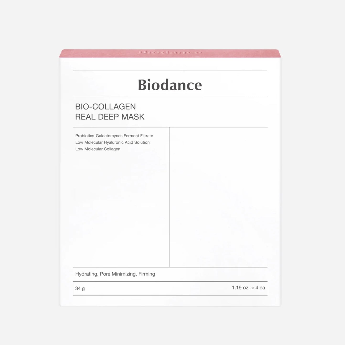 Biodance: Masque facial profond en collagène biologique