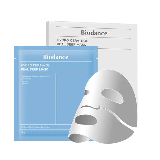 Biodance Hydro Cera Nol Real Blue facial mask (lot de 4)