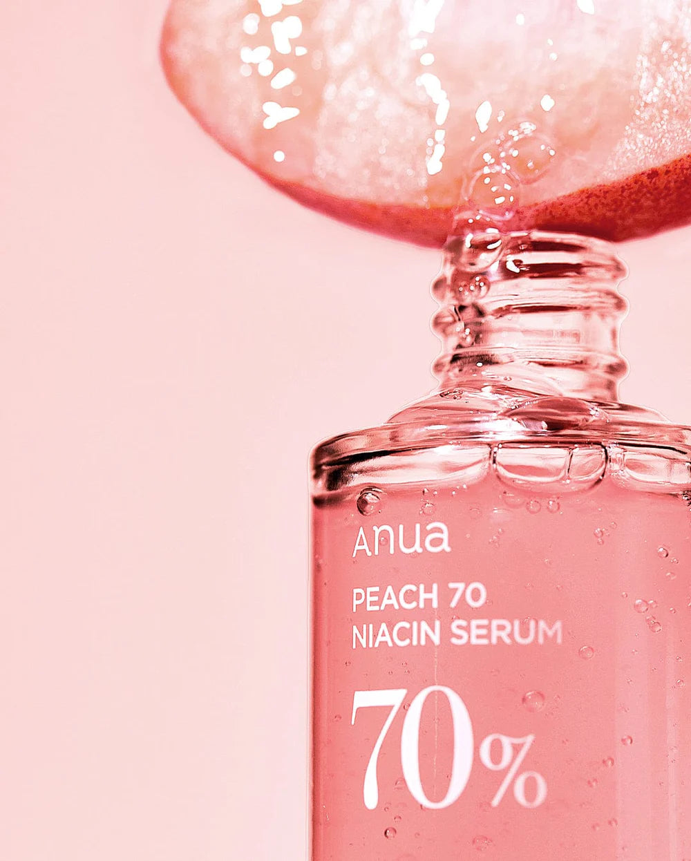 Anua 70% niacinamide sérum pêche -éclat /anti-pores