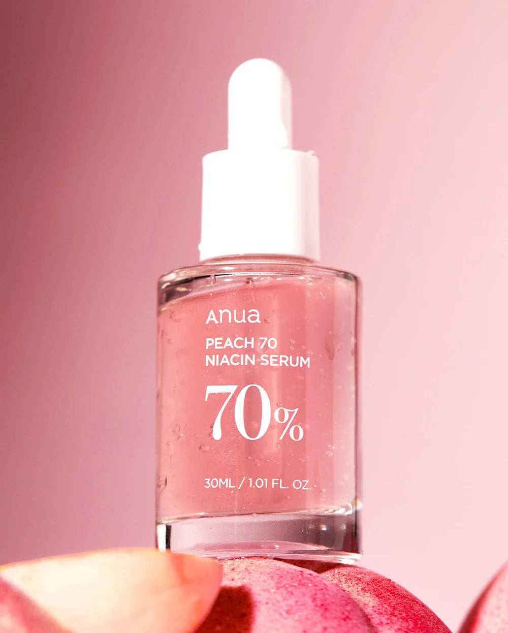 Anua 70% niacinamide sérum pêche -éclat /anti-pores